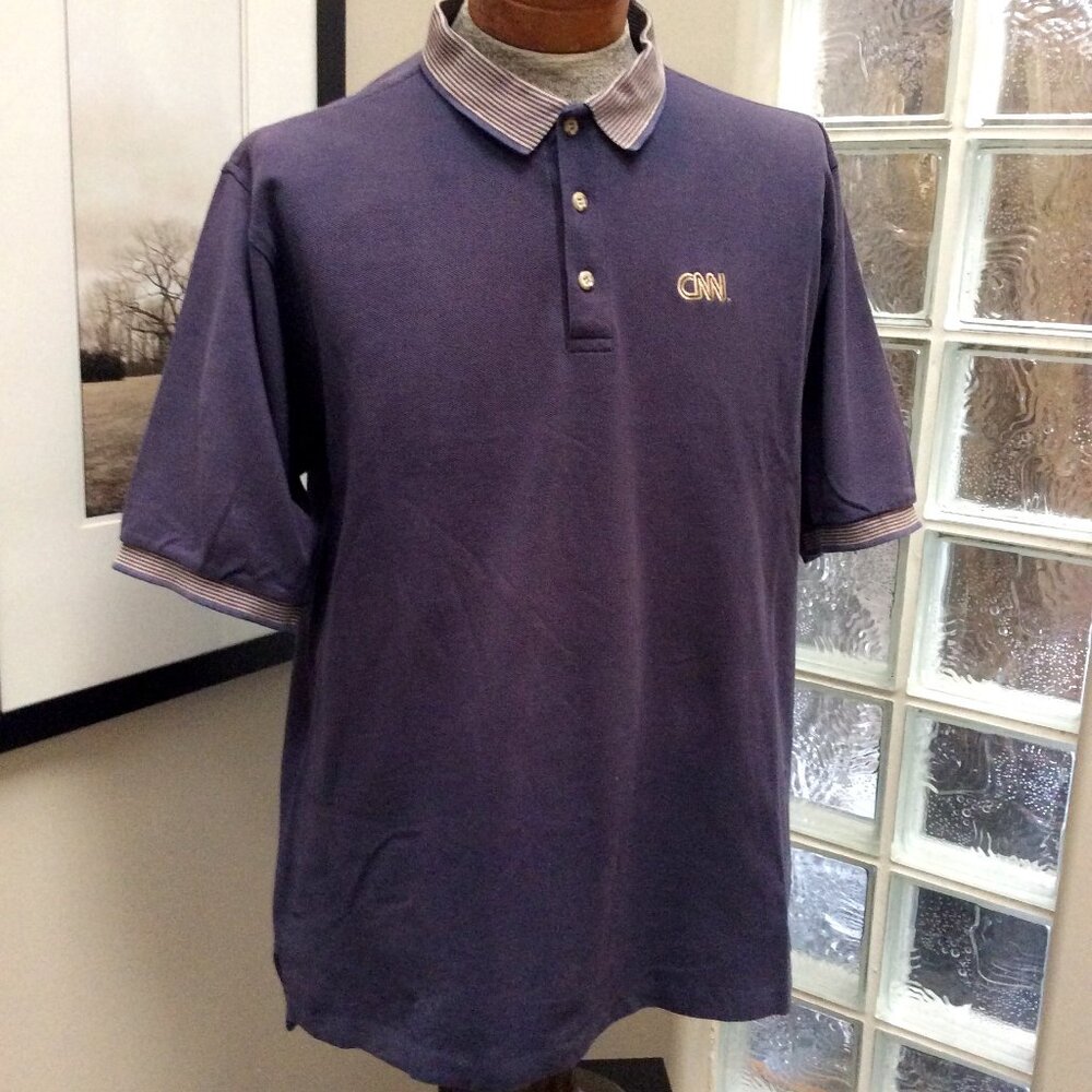 3 Men's Polo Golf Shirts for $25, Size XL, Jamaica Jaxx, CNN Logo